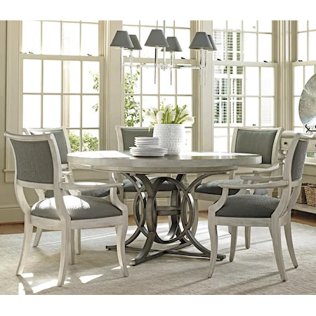 Six Piece Dining Set with Calerton Table and Eastport Chairs